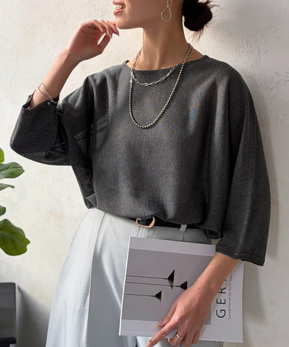 防紫外線處理 蝙蝠袖 套頭上衣