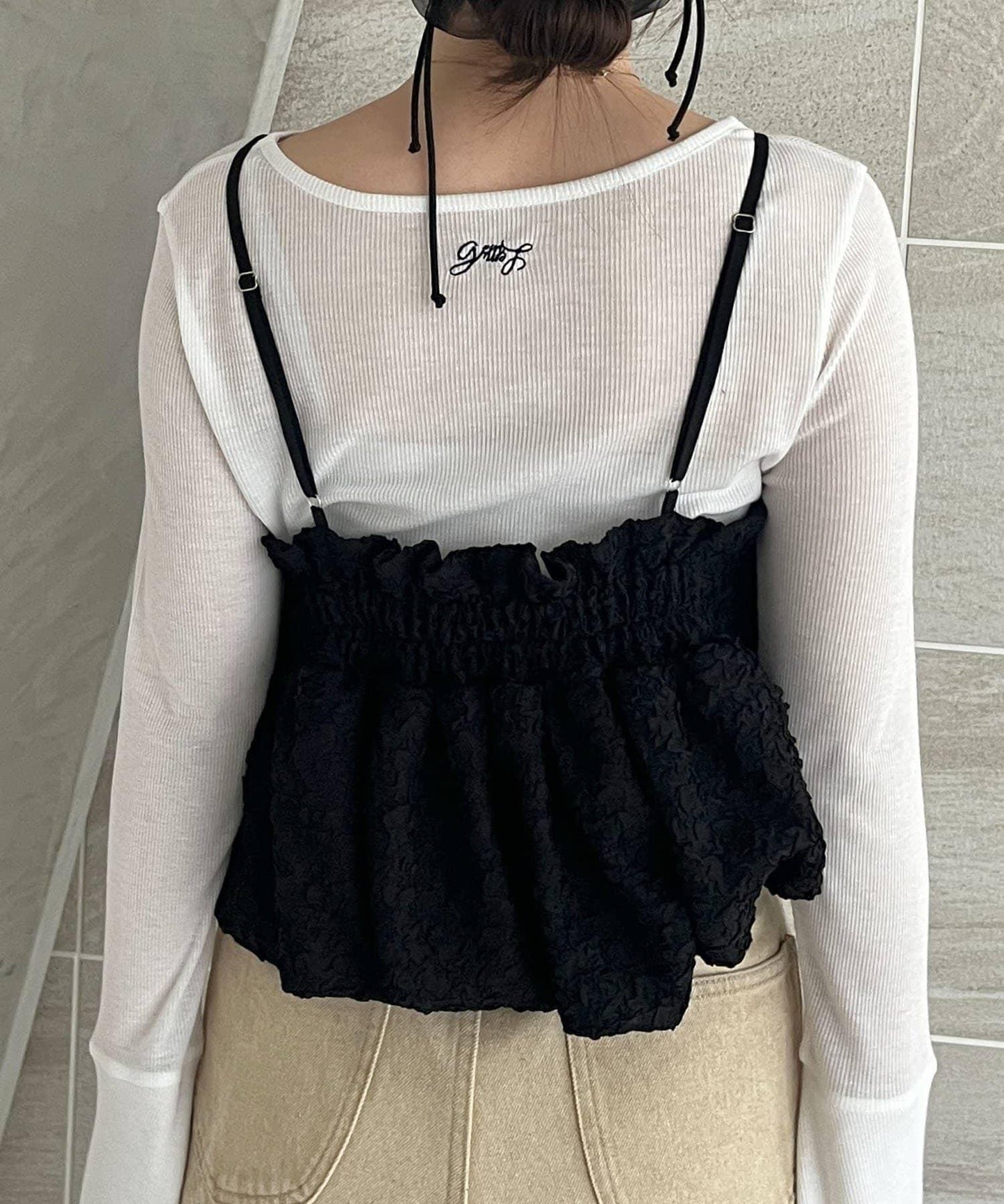 LE'MAGE×gemeil 泡泡廓形 吊帶背心