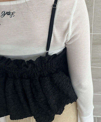 LE'MAGE×gemeil 泡泡廓形 吊帶背心