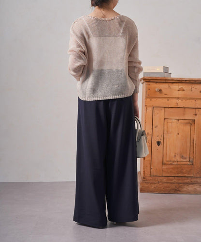 褶襉休閒褲