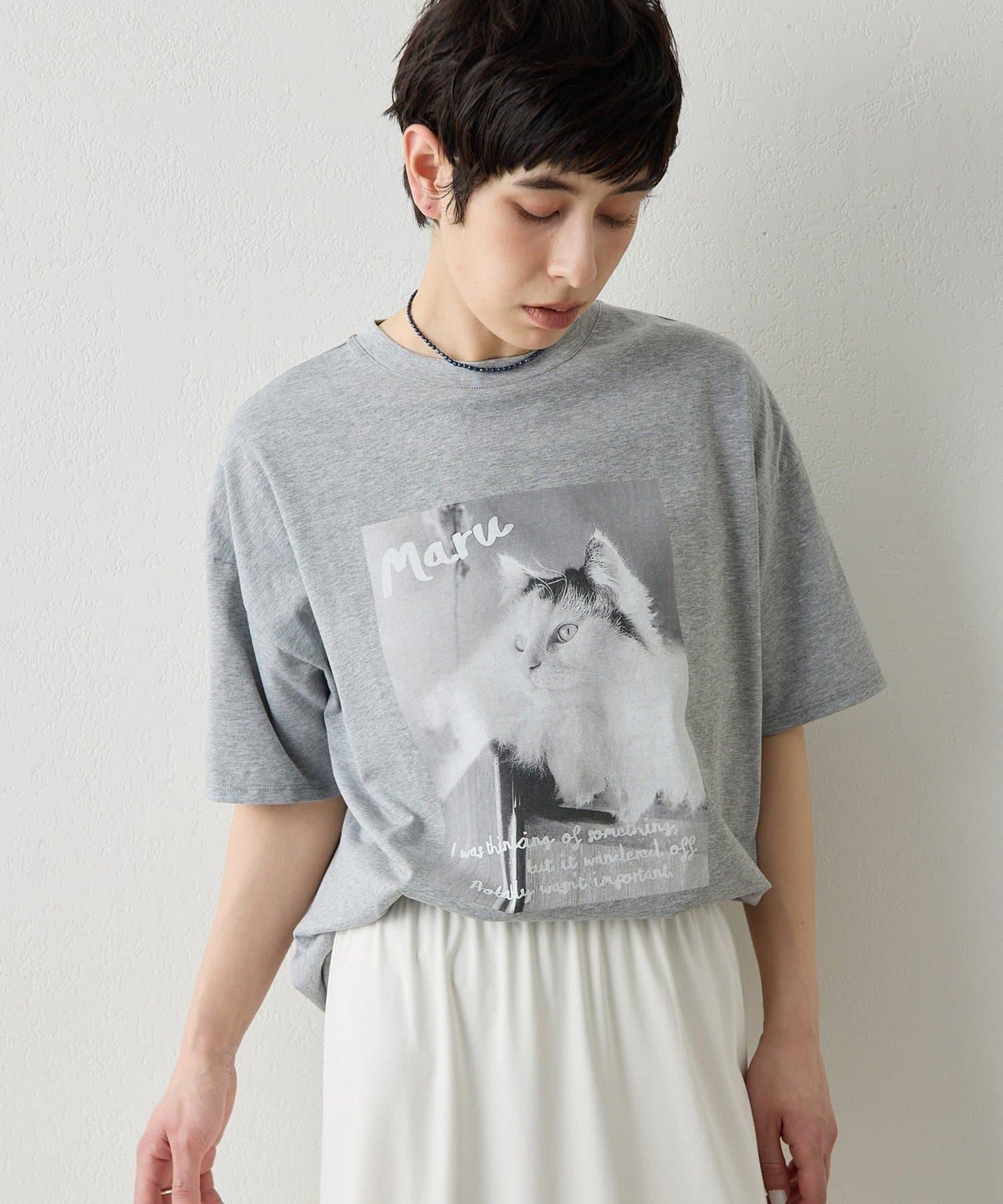 貓咪照片印花 THE PAUSE CAT photo T恤
