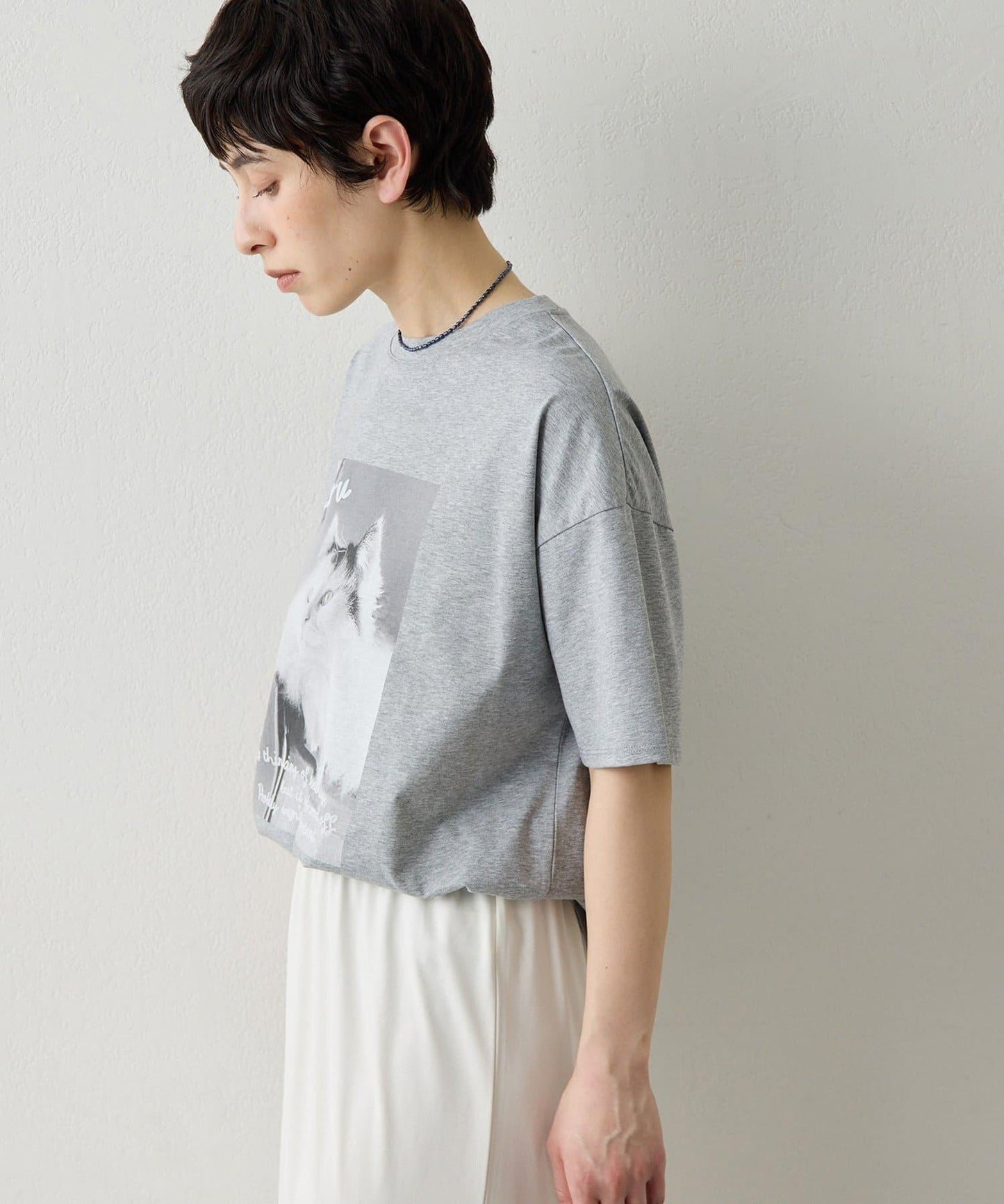 貓咪照片印花 THE PAUSE CAT photo T恤