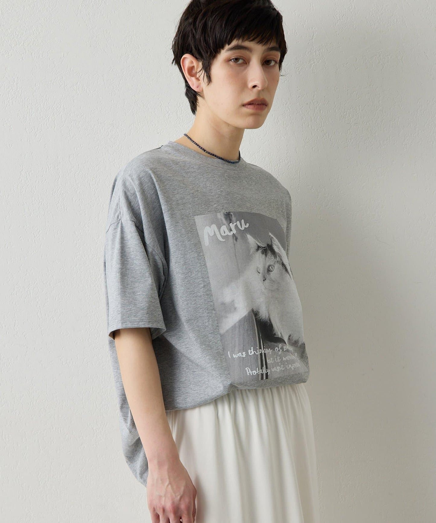 貓咪照片印花 THE PAUSE CAT photo T恤