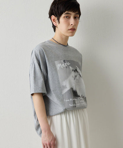 貓咪照片印花 THE PAUSE CAT photo T恤