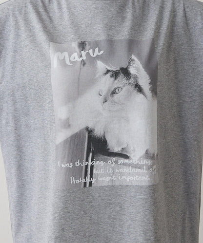 貓咪照片印花 THE PAUSE CAT photo T恤