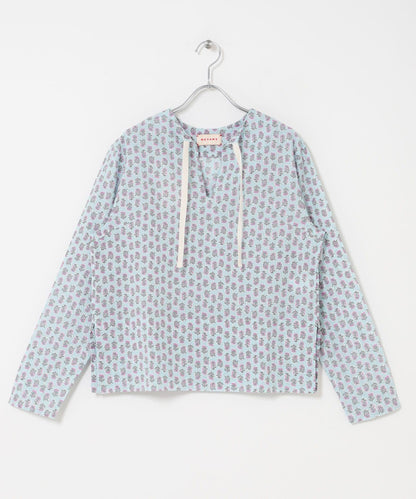 MEYAME COTTON PRINT BLOUSE