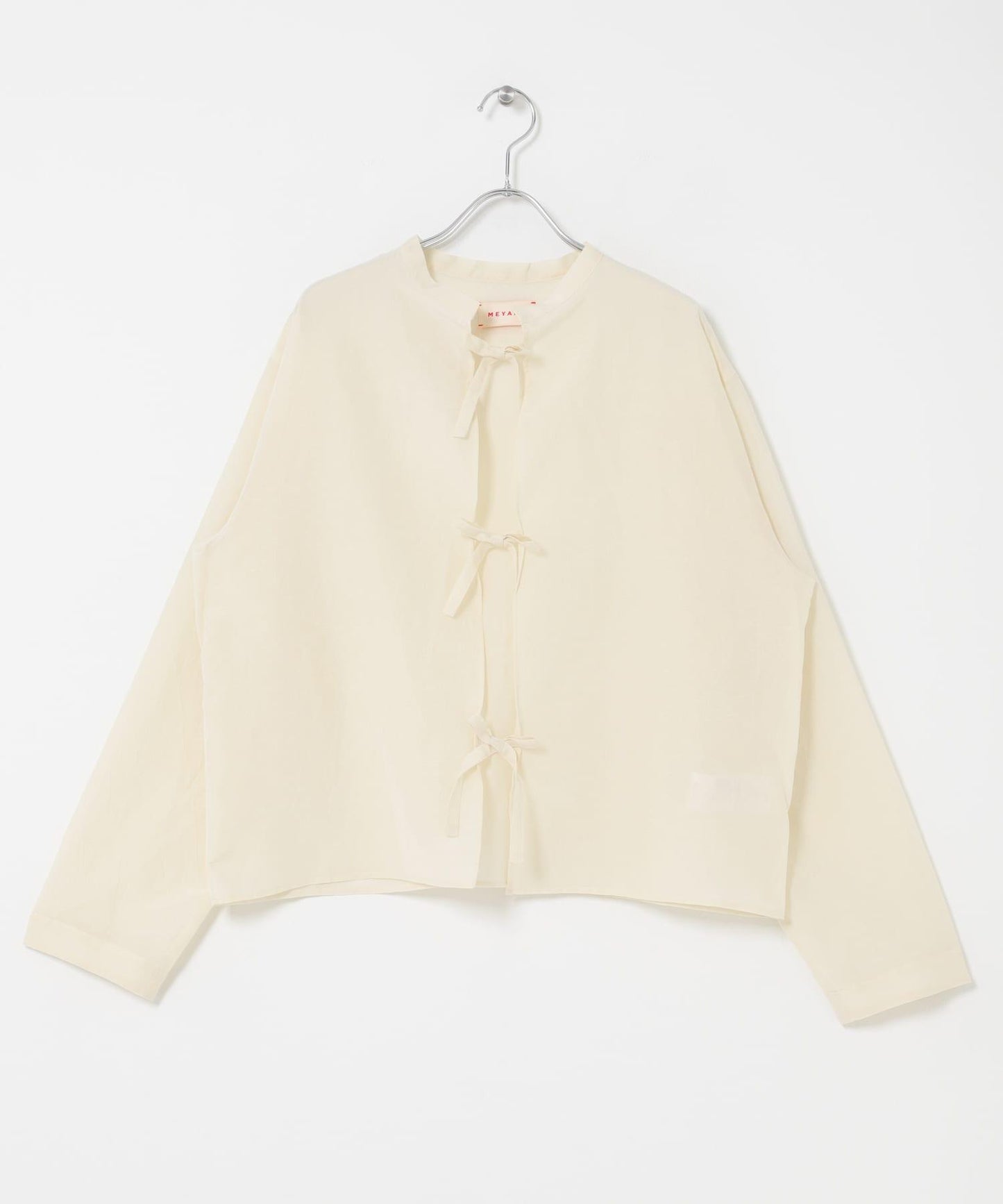 MEYAME COTTON SILK BLOUSE JACKET 棉絲面料襯衫式夾克
