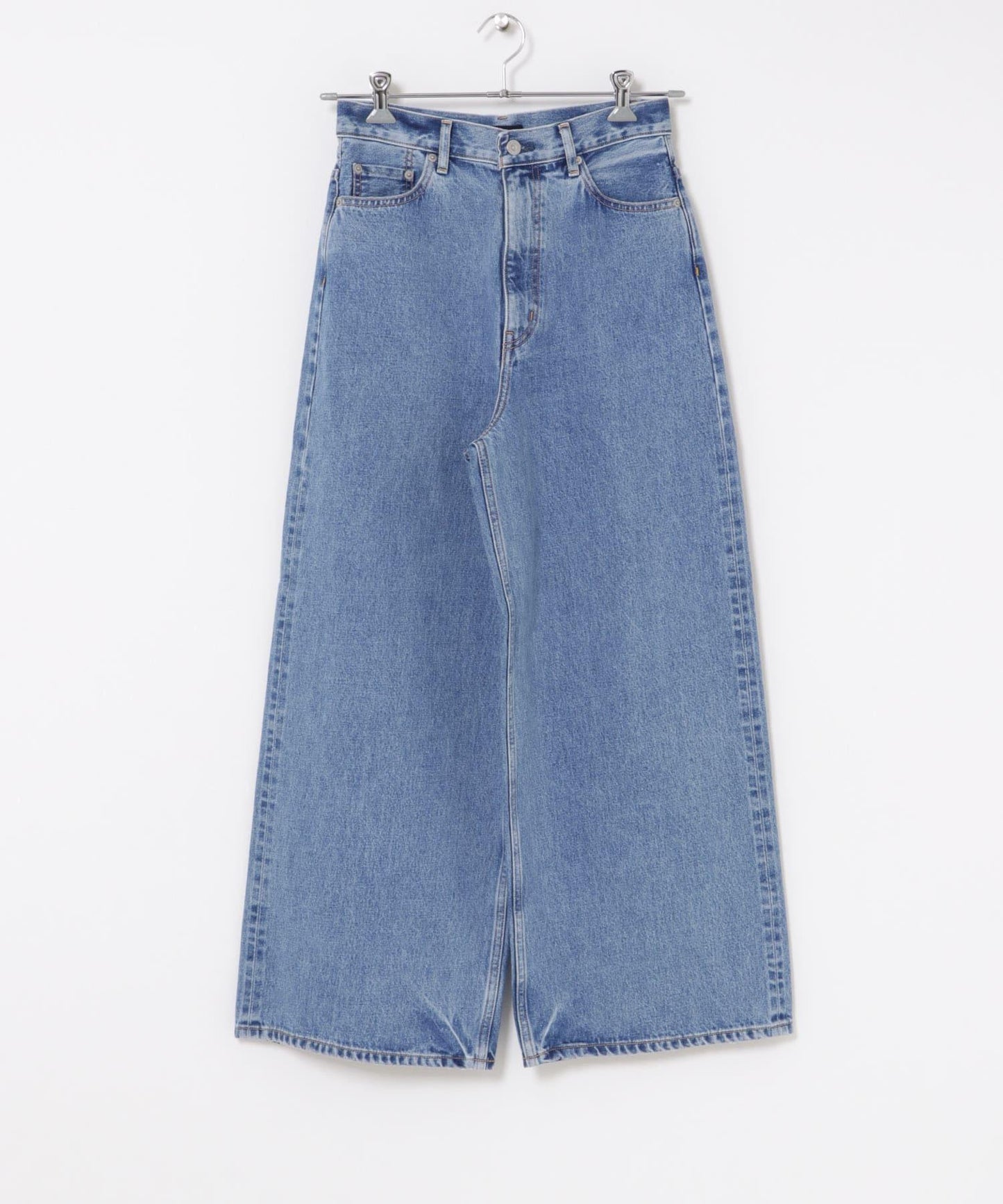 YLEVE DENIM 高腰 闊腿 牛仔褲