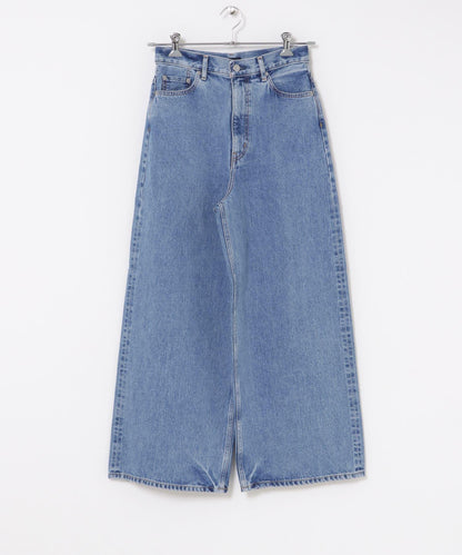 YLEVE DENIM 高腰 闊腿 牛仔褲