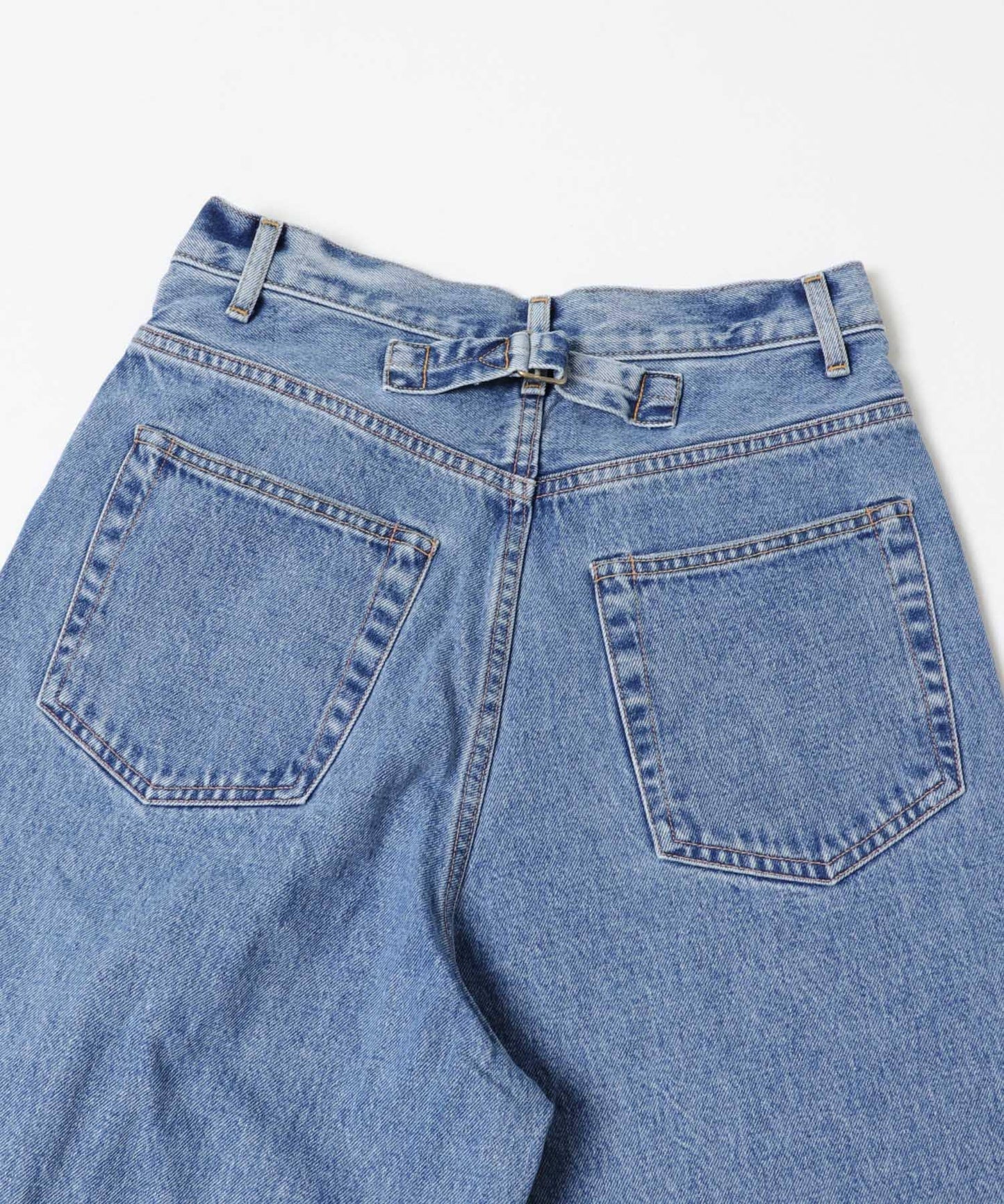 YLEVE DENIM 高腰 闊腿 牛仔褲
