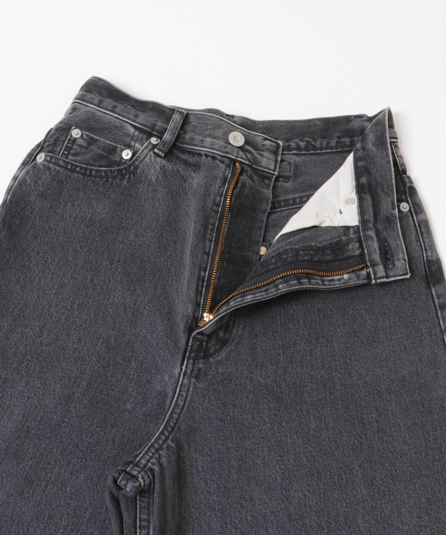 YLEVE DENIM 高腰 闊腿 牛仔褲