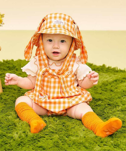 little bunny 兔耳揹帶褲內搭套裝