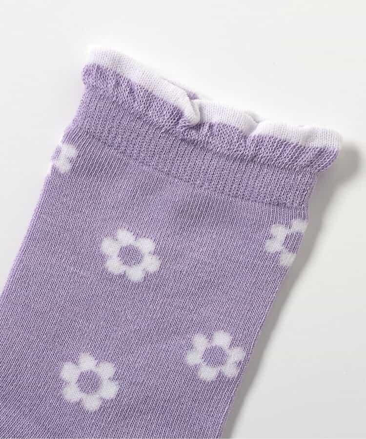 冰涼 櫻桃花朵蝴蝶結 3P套裝A 中筒襪