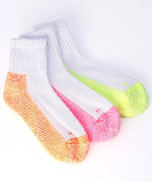 足底配色 四分丈短襪（25.0-27.0cm）