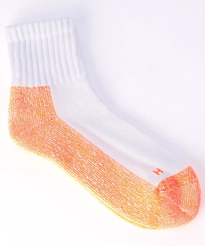 足底配色 四分丈短襪（25.0-27.0cm）