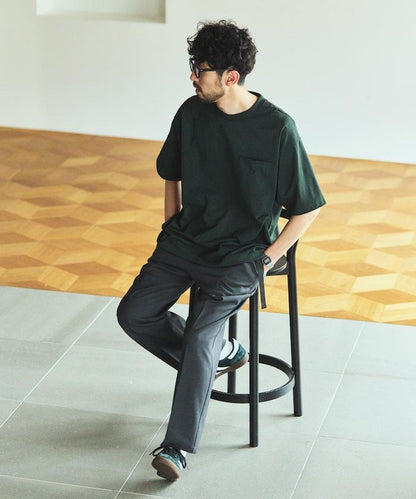 《AIR》DRY HIGH TECHYARN 7.7盎司 寬鬆廓形 圓領胸袋 吸水速幹遮熱 T恤