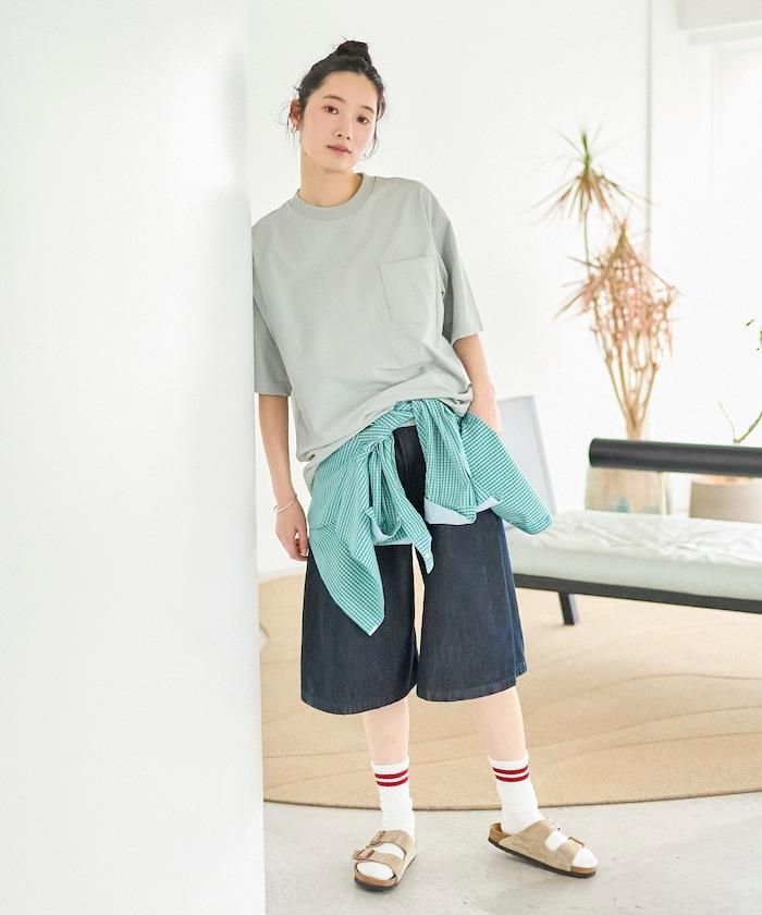 《AIR》DRY HIGH TECHYARN 7.7盎司 寬鬆廓形 圓領胸袋 吸水速幹遮熱 T恤