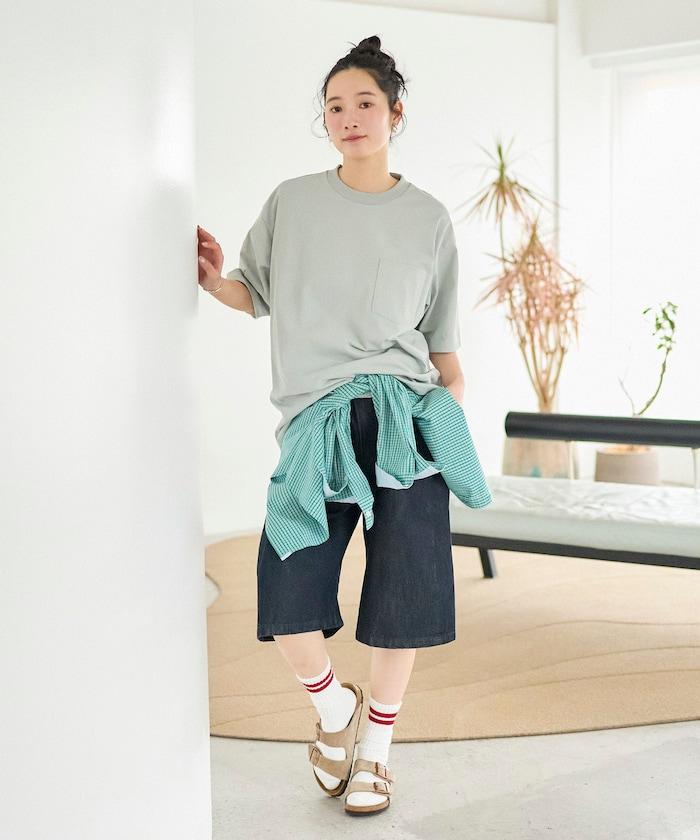 《AIR》DRY HIGH TECHYARN 7.7盎司 寬鬆廓形 圓領胸袋 吸水速幹遮熱 T恤