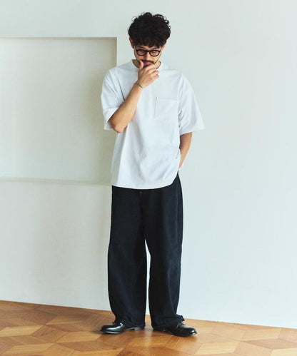 《AIR》DRY HIGH TECHYARN 7.7盎司 寬鬆廓形 圓領胸袋 吸水速幹遮熱 T恤
