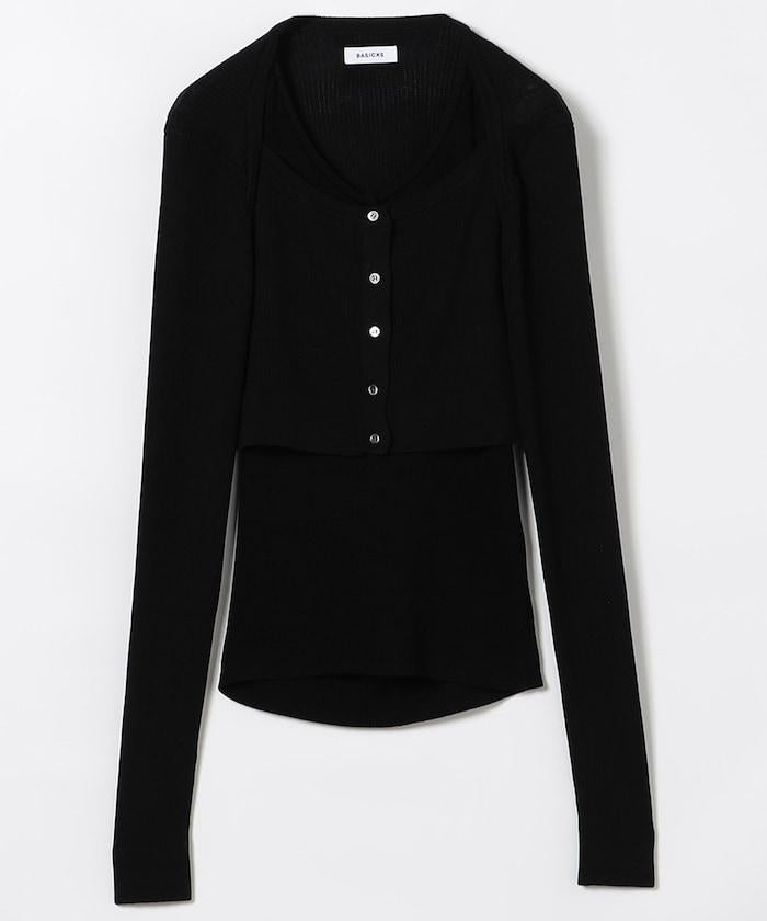 Layerd Rib Knit 羅紋針織上衣 a-KN02