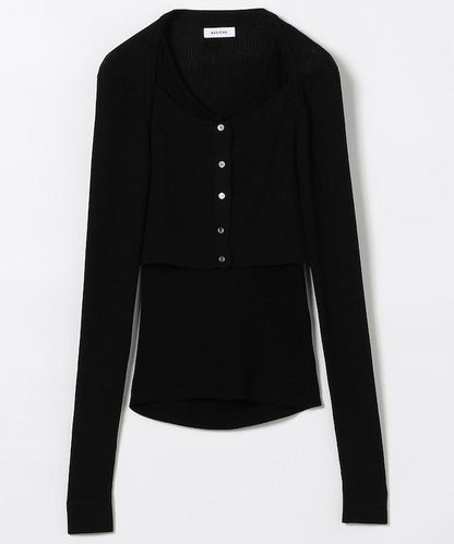 Layerd Rib Knit 羅紋針織上衣 a-KN02