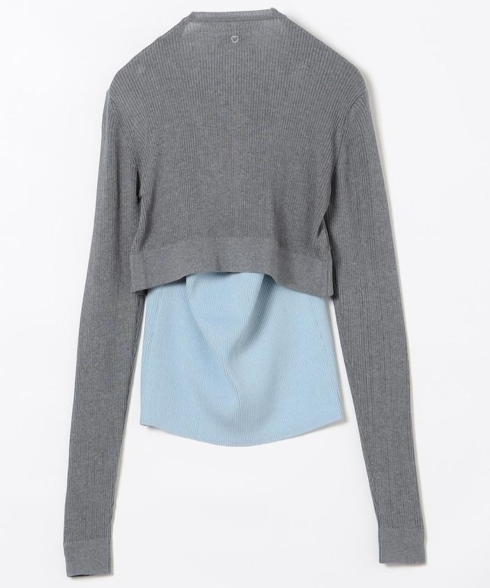 Layerd Rib Knit 羅紋針織上衣 a-KN02