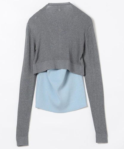 Layerd Rib Knit 羅紋針織上衣 a-KN02