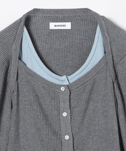 Layerd Rib Knit 羅紋針織上衣 a-KN02