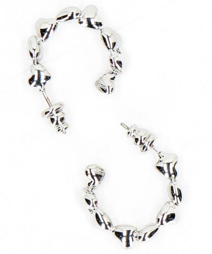 心形垂墜設計 耳環 Heart Dropped Earrings a-AC23