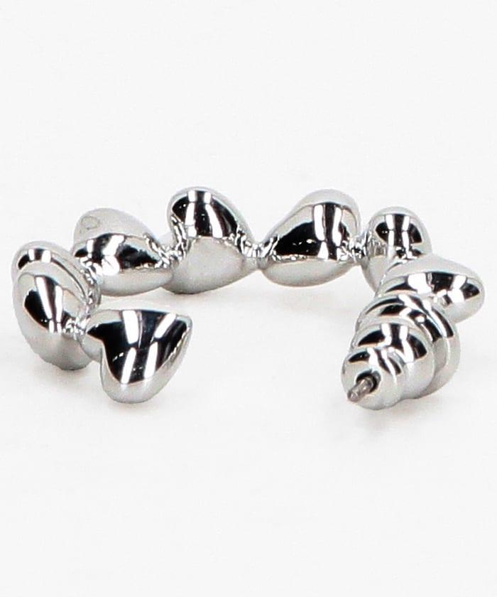心形垂墜設計 耳環 Heart Dropped Earrings a-AC23