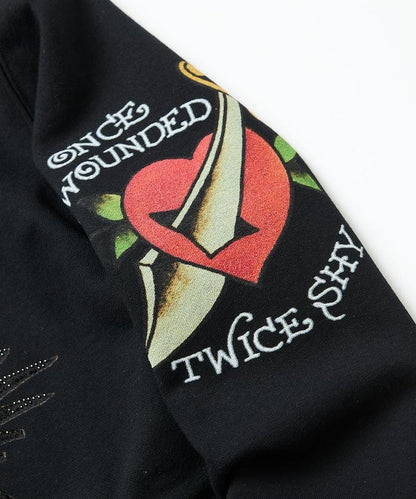 ED HARDY ROSE R-STONE HOODIE 連帽衛衣