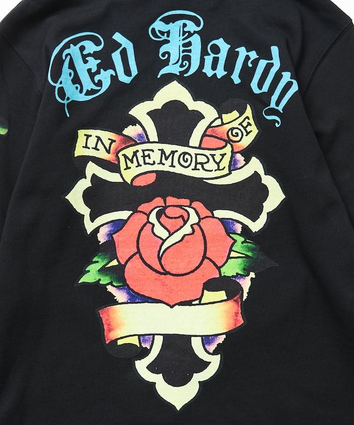 ED HARDY ROSE R-STONE HOODIE 連帽衛衣