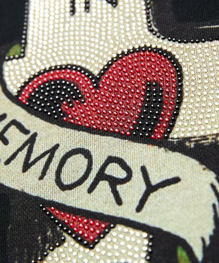 ED HARDY HEART R- STONE HOODIE 直筒設計 連帽衛衣