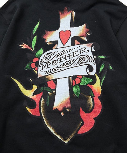 ED HARDY HEART R- STONE HOODIE 直筒設計 連帽衛衣