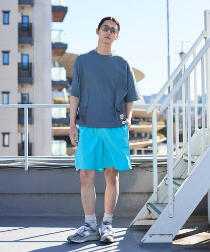 中長款 闊腿 尼龍 短褲