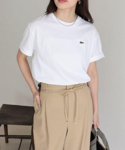 LACOSTE 軟觸感小標T恤