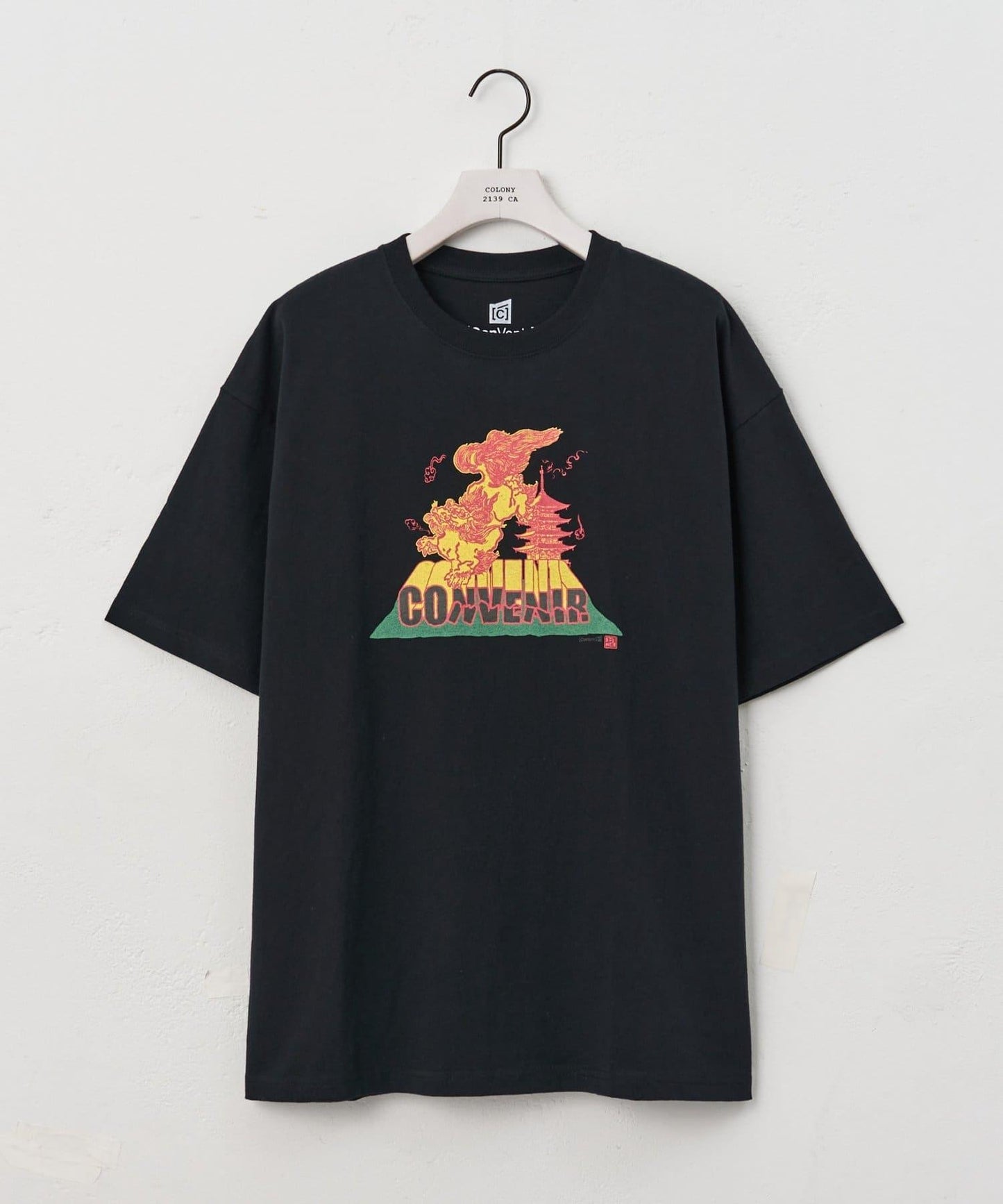唐獅子印花 TEE T恤