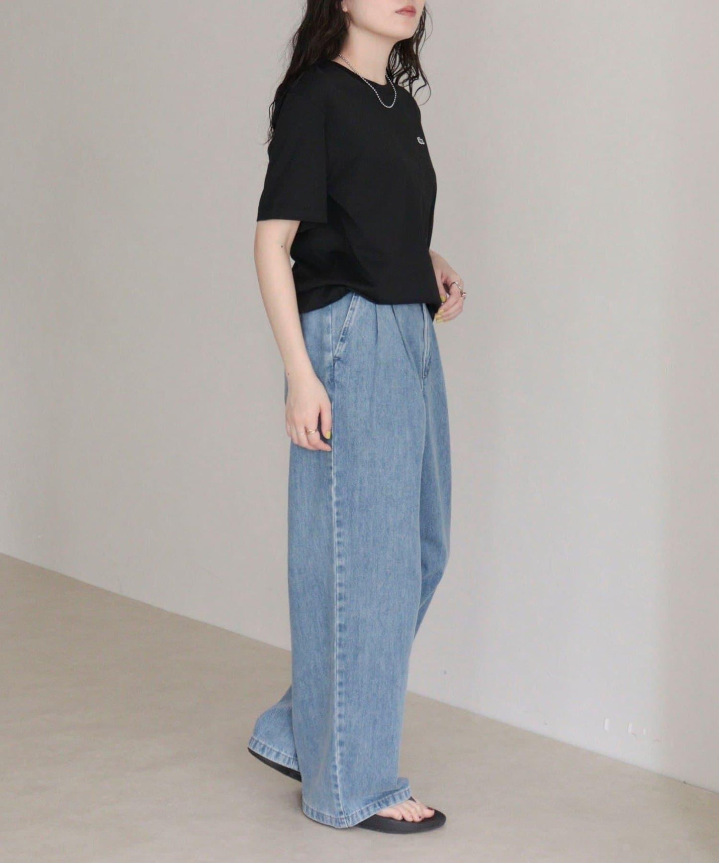 LACOSTE 軟觸感小標T恤