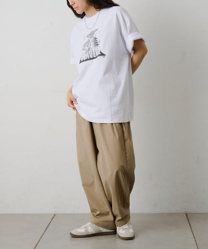 唐獅子印花 TEE T恤