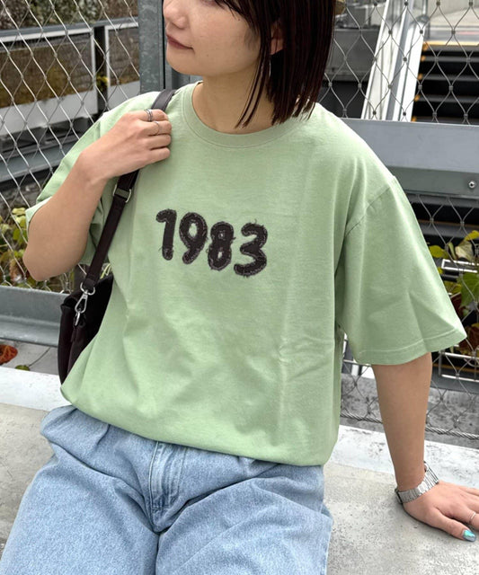 網絡限定 UNISEX 1983貼布 T恤