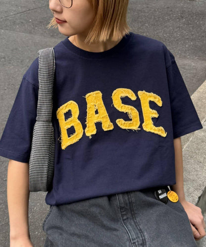 網絡限定 中性款 BASE貼布 T恤