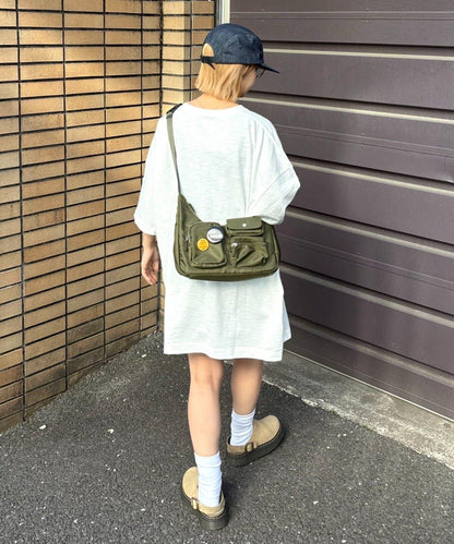 UNISEX 多口袋 單肩包