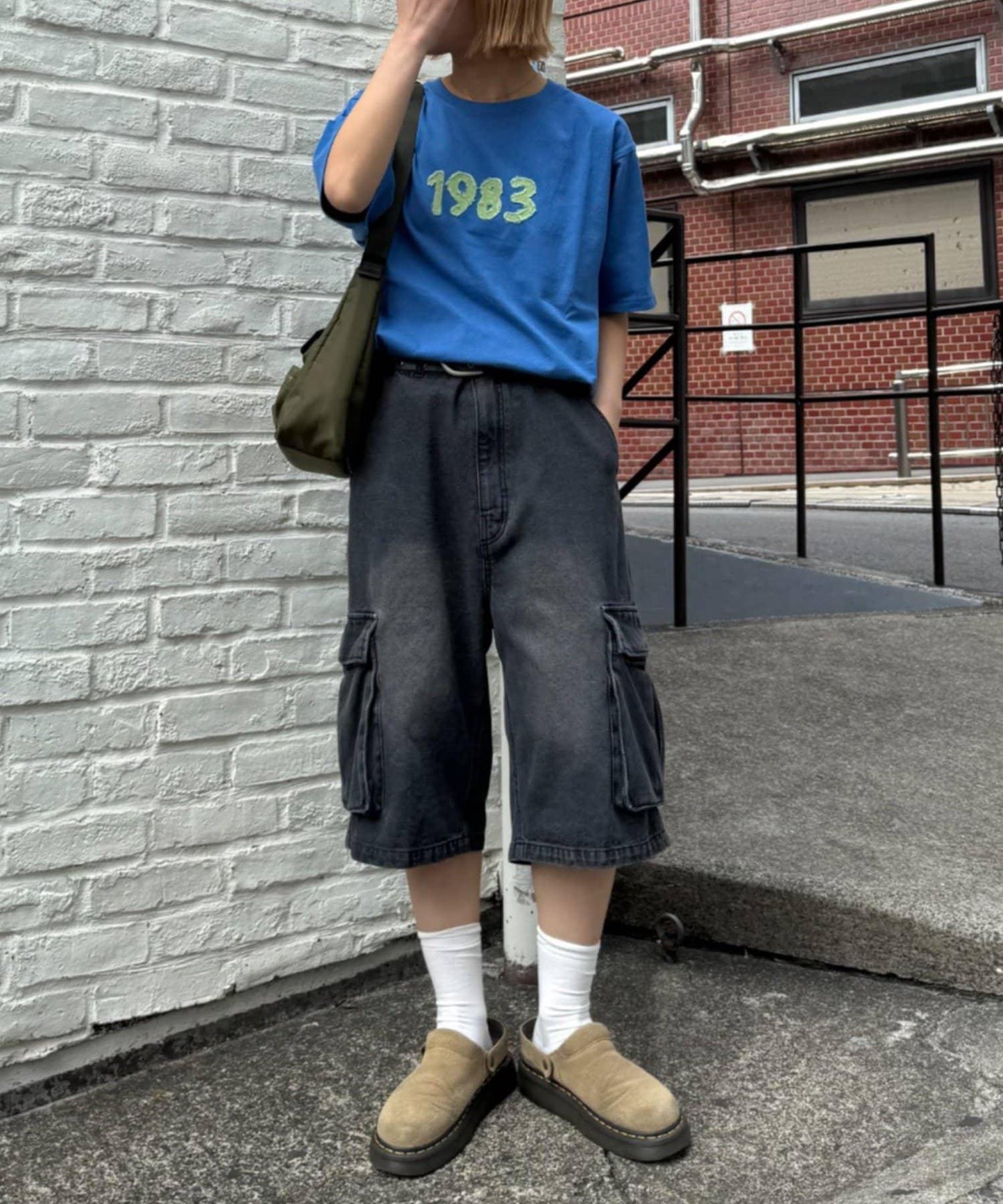 UNISEX 多口袋 單肩包