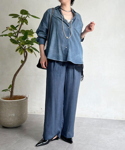 透視 DENIM 襯衫