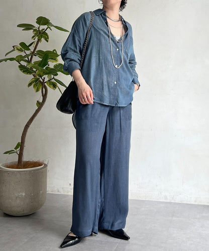 透視 DENIM 襯衫