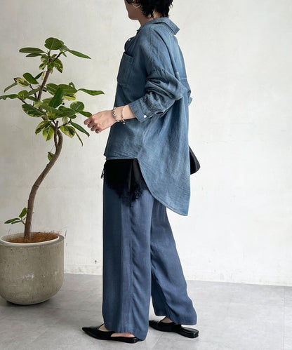 透視 DENIM 襯衫
