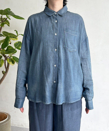 透視 DENIM 襯衫