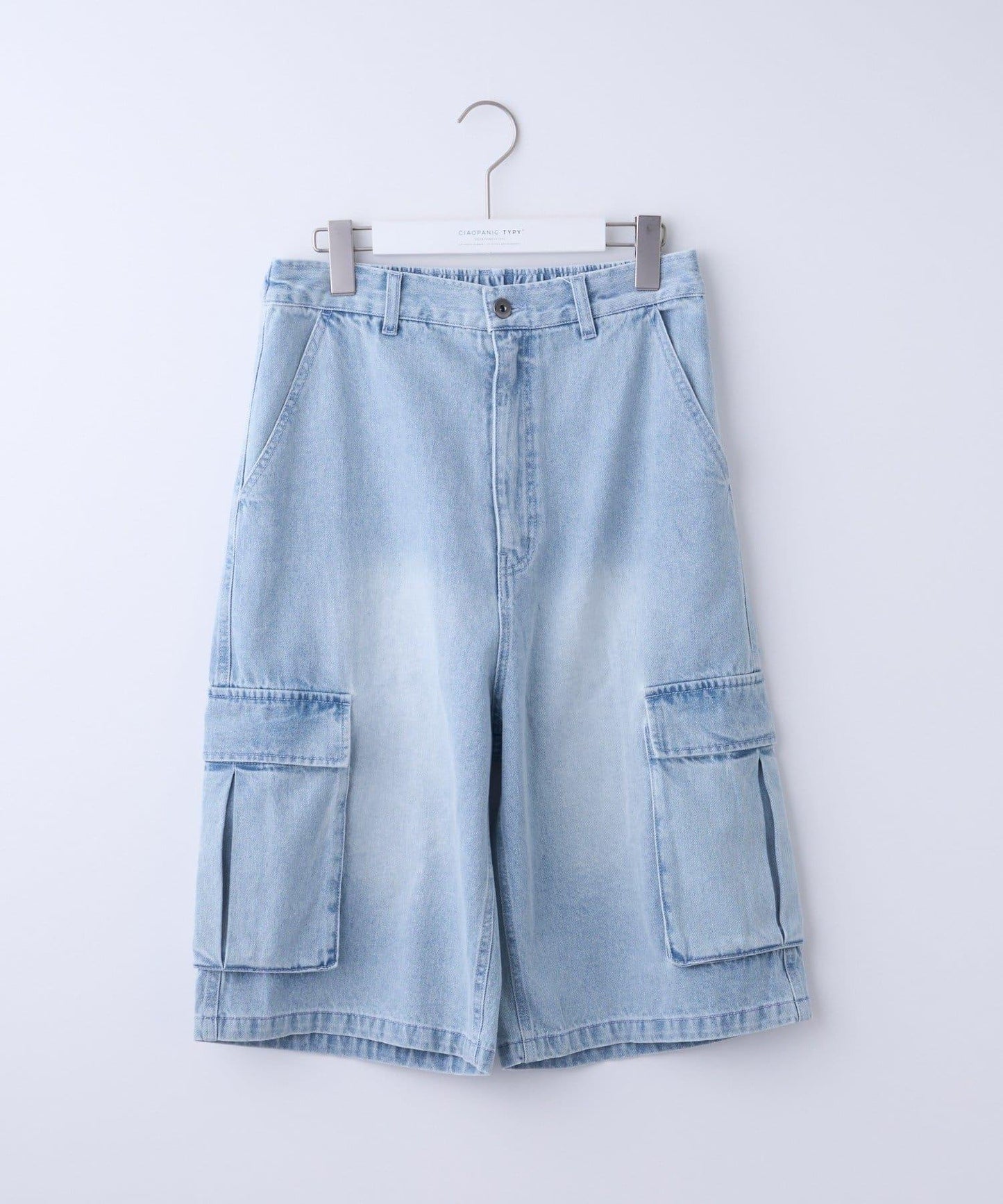 【UNISEX】牛仔半身工裝褲