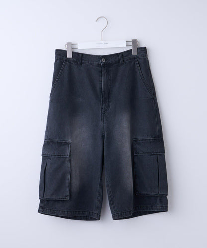 【UNISEX】牛仔半身工裝褲