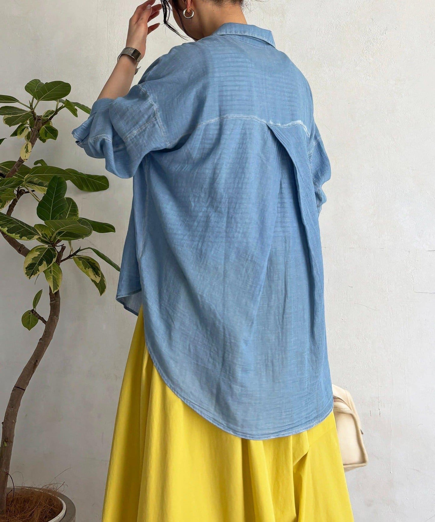 透視 DENIM 襯衫